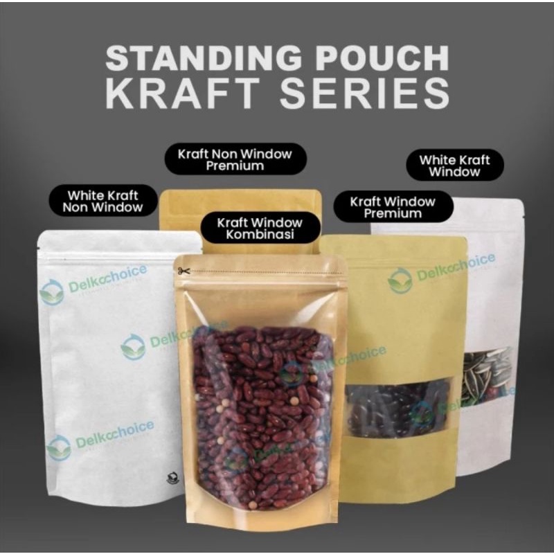 Standing Pouch Kraft Mix Plastik Kemasan