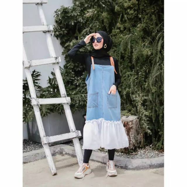 Misan overall pakaian wanita fashion remaja atasan