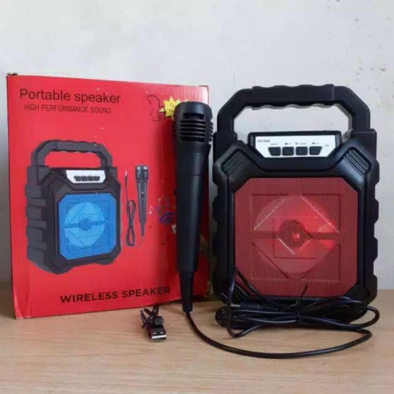 Speaker Portable YD668 Karoke Plus Mic