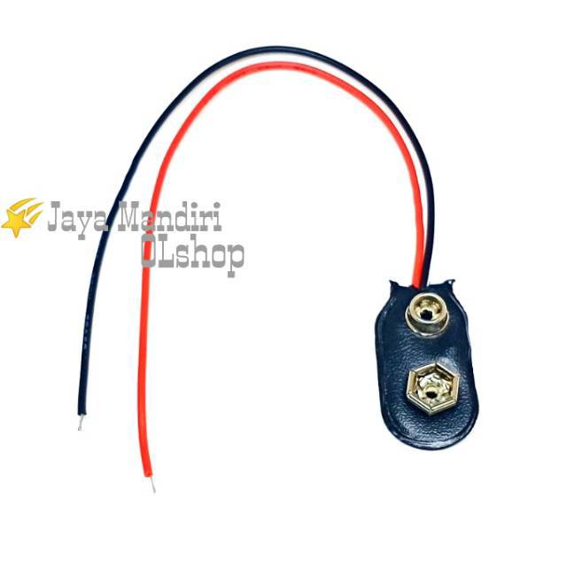 Battery Holder 9V Kancing Tempat Baterai 9V Baterai Kotak 9 Volt