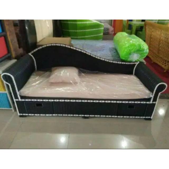  kursi  sofa santai lige rotan  sintetis  Shopee  Indonesia