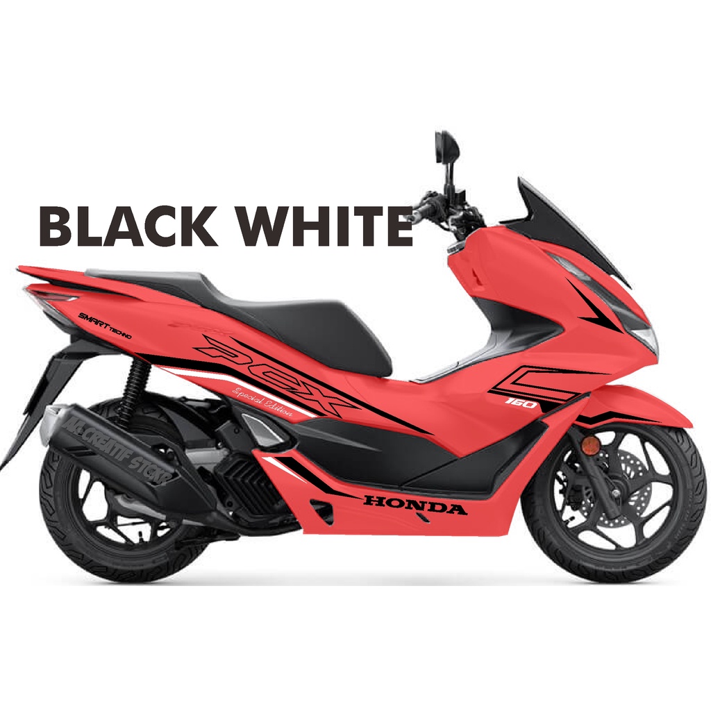 CUTTING STICKER ALL NEW PCX 2021 MOTOR MERAH 05
