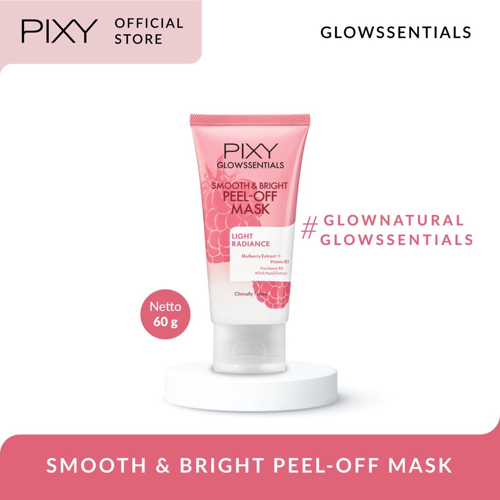 PIXY GLOWSSENTIALS SMOOTH &amp; BRIGHT PEEL - OFF MASK