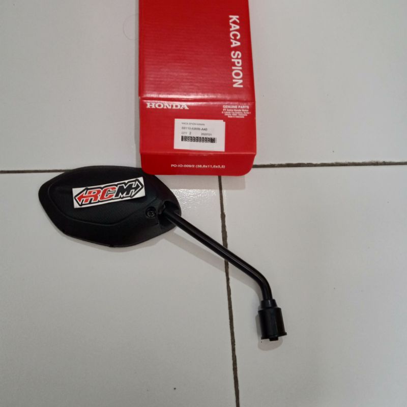 SPION SEPION MIRROR KANAN HONDA REVO 110 SUPRA X 125 ORIGINAL AHM 88110-KWW-A40