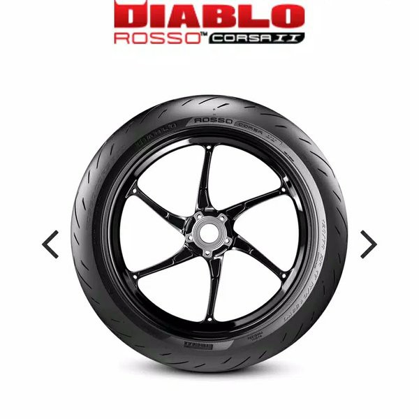 Barang Paket Pirelli Diablo Rosso Corsa II Race Tire Ukuran 90-80 17 &amp; 110-70 Ring 17 Kualitas