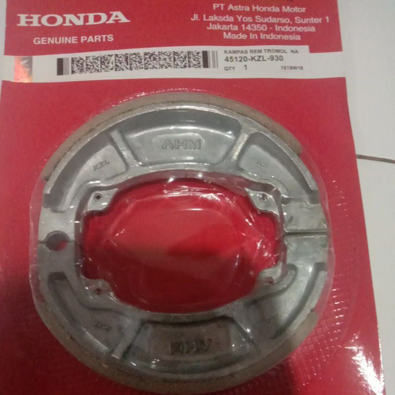 45120-KZL-930 Kampas Rem Tromol NA