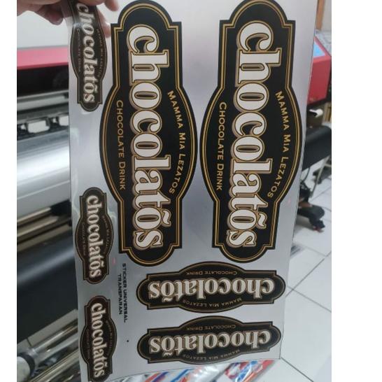 [W22QA)  ,STRIPING STIKER STICKER SCOOPY CHOCOLATOS /Drink beng beng/Orang tua/Oreo/Deus/Durex Strip
