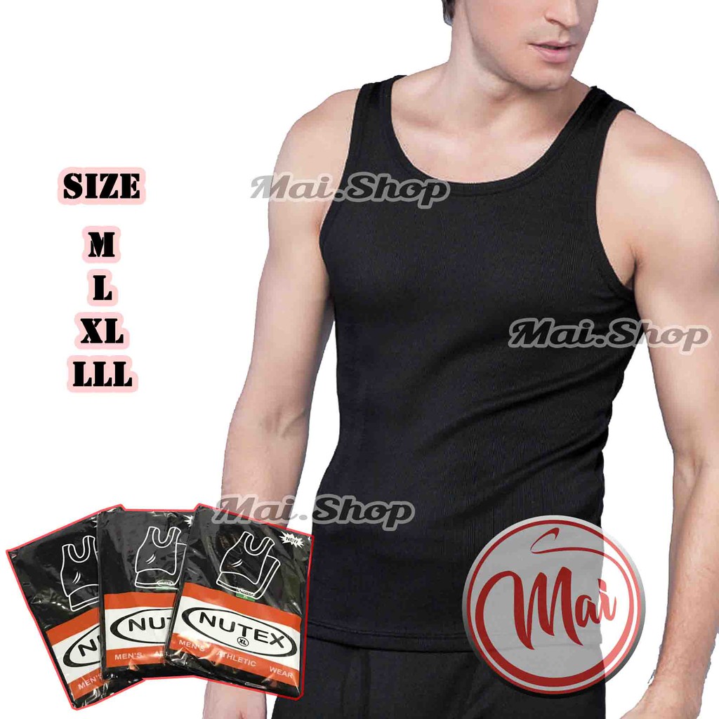 Kaos Singlet Hitam / Kaos Dalam Pria Hitam