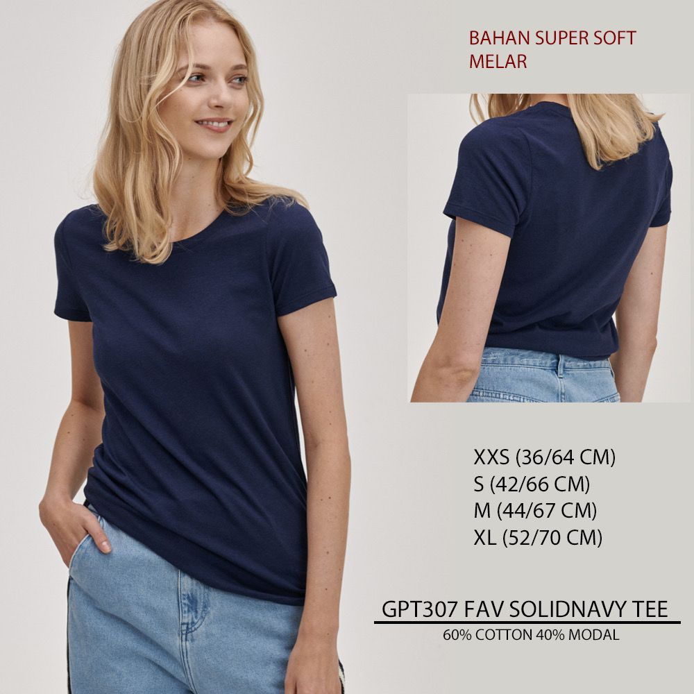 Atasan Kaos WanIta Lengan pendek (GPT307 GRAPHIC TEE)-5