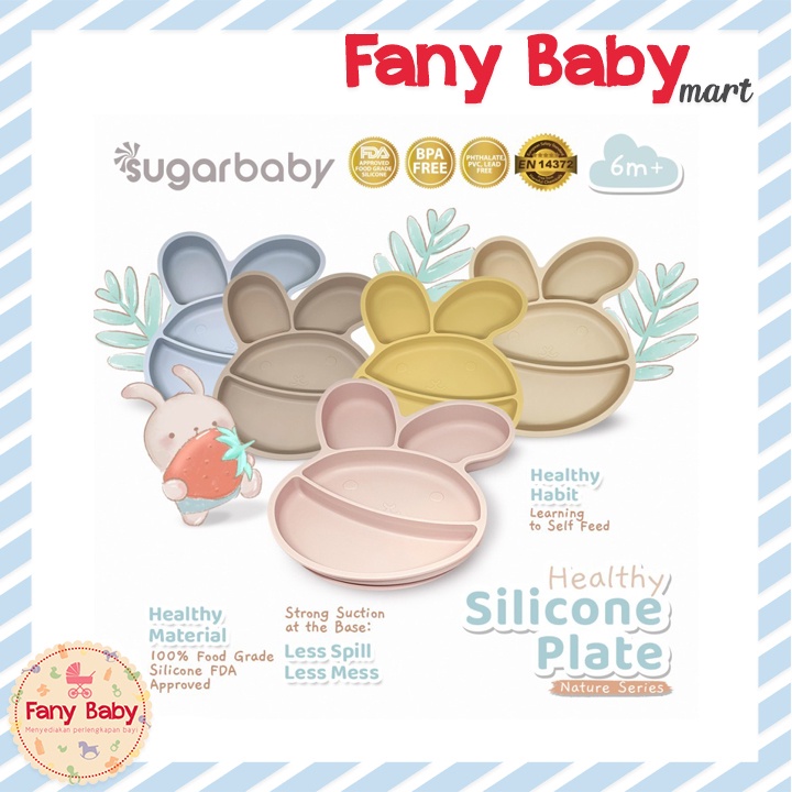 SUGAR BABY HEALTHY SILICONE PLATE NATURE SERIES