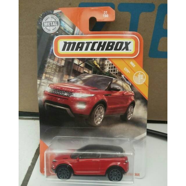 matchbox range rover evoque