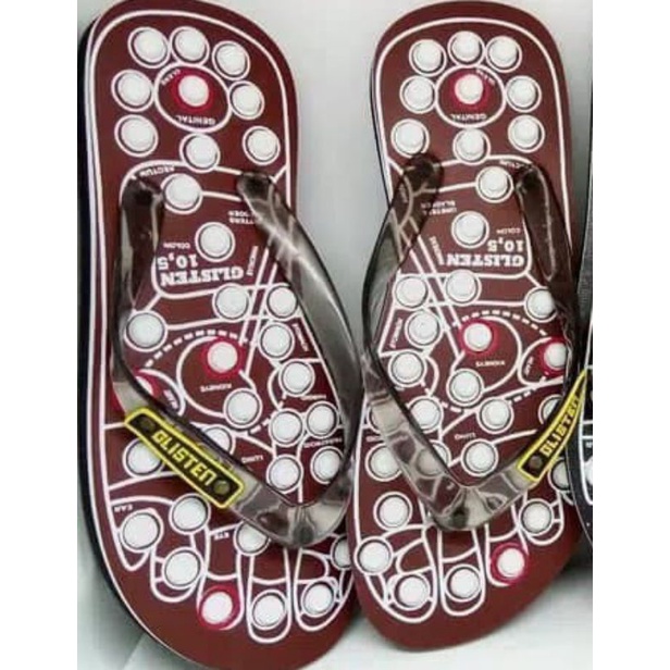 SENDAL KESEHATAN REFLEKSI GLISTEN SWISS-10 coklat 26cm