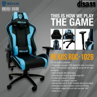 REXUS GAMING  CHAIR RGC 102 KURSI  GAMING  REXUS DISASS 