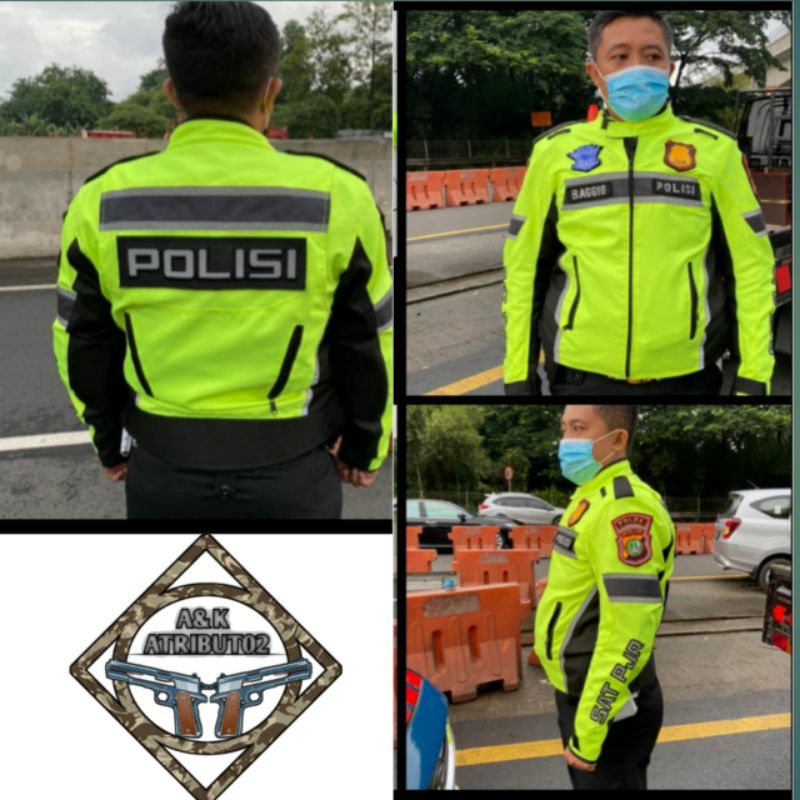 Jaket POLISI POLANTAS SAT PJR WATERPROOF
