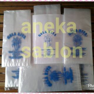 Plastik sablon bungkus gula kemasan 500 gr Shopee Indonesia