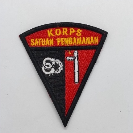 Bordir Timbul Korps Satuan Pengamanan / Logo Bordir TImbul Korps Satuan Pengamanan / Logo TImbul Kor