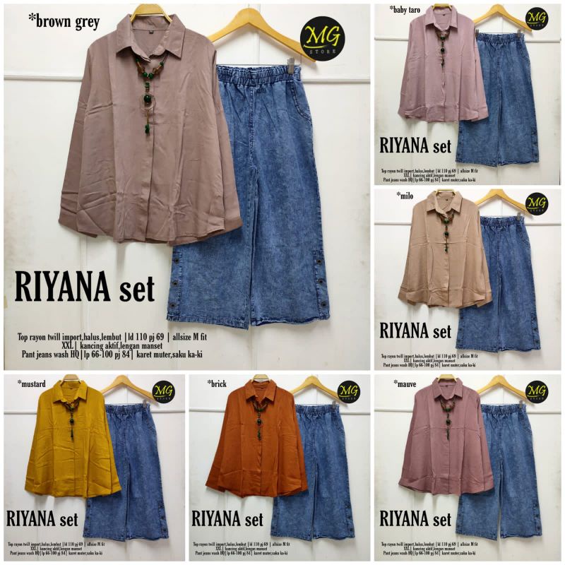 (NEW)SETELAN WANITA OOTD//RIYANA SET/'ZOLLAQURZT#2 SET BY MG STORE