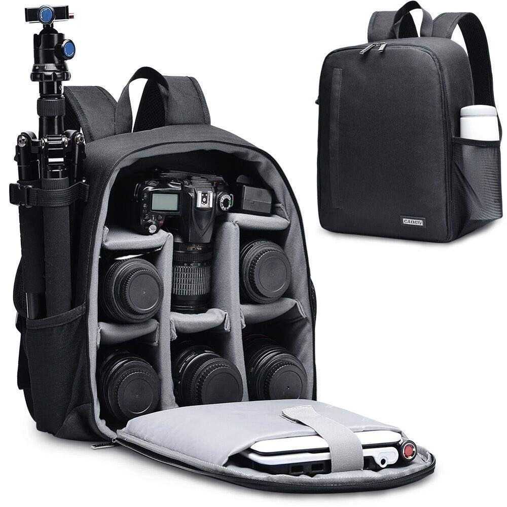 (BISA COD) FTIHSHPCADEN Tas Ransel Kamera DSLR Anti Air Shockproof - CAD06