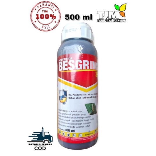 BESGRIMEX 36 EC 500 ml/besgrimek/ABAMECTIN DOSIS TINGGI/OBAT ANTI KRITING CABAI/PEMBASMI HAMA KUTU D
