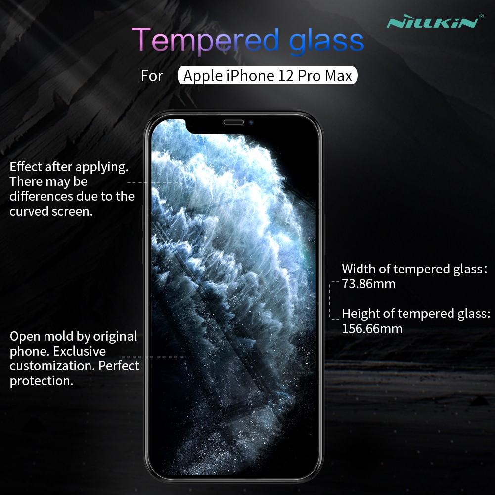 Tempered Glass Apple iPhone 12 Pro Max 6.7 Nillkin Amazing H+ Pro Original