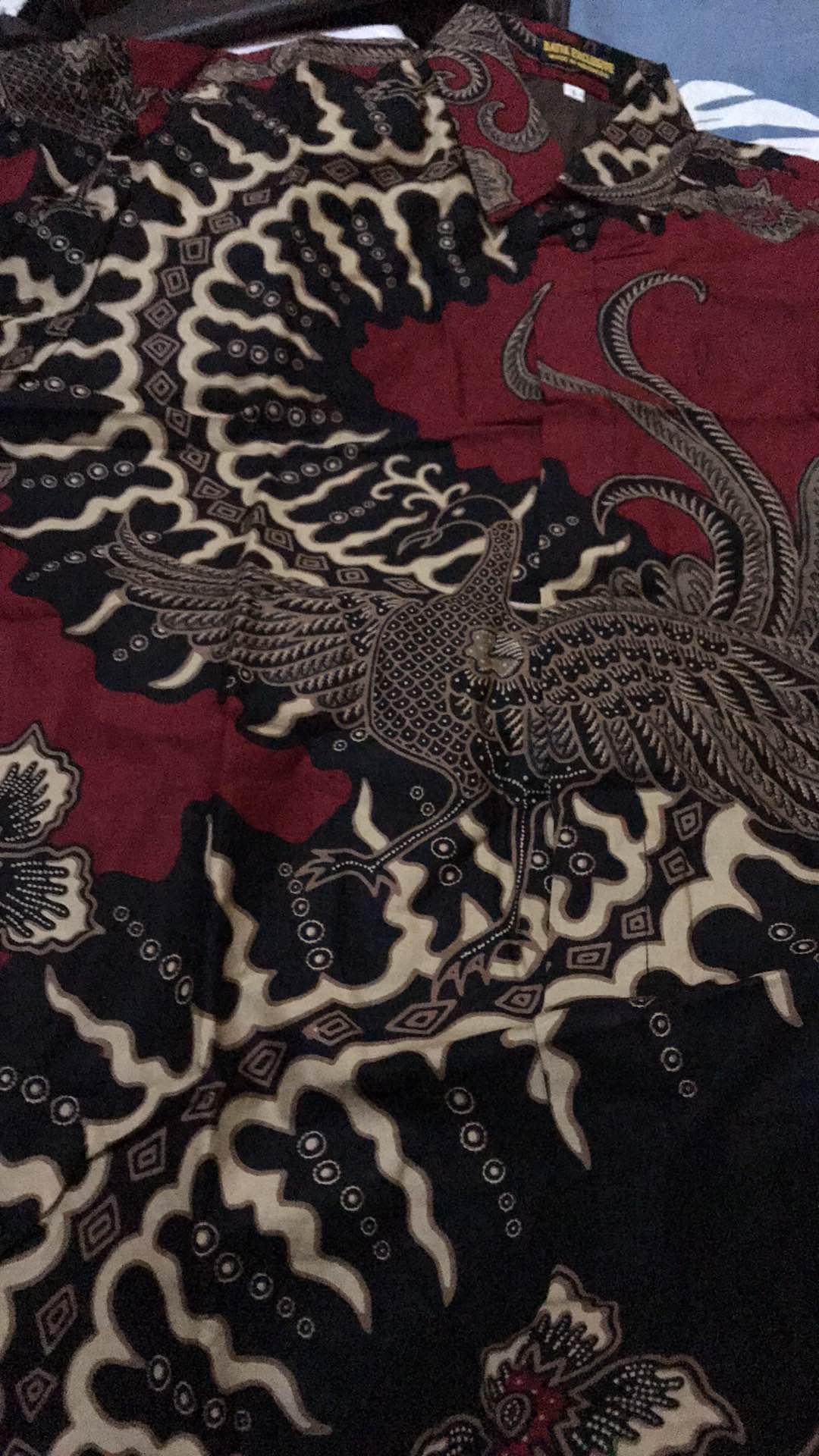 Kemeja Batik Prabu Bahan Katun Baturaden Reguler Fit A509