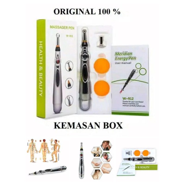 BIG SALE !! Pena Akupuntur Terapi electric Pijat Meridian Pen electric