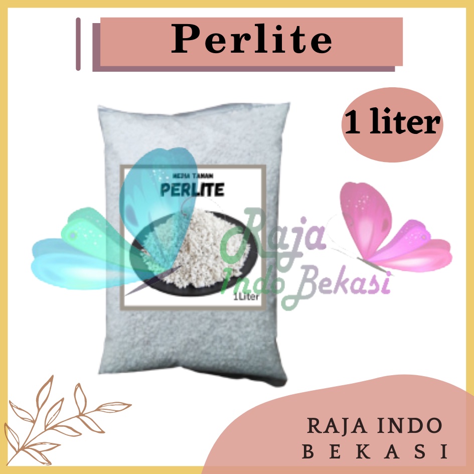 Perlite Premium 1 Liter Media Tanam Hidroponik Kaktus Dll Densiti Rendah Perlit 1 L Natural