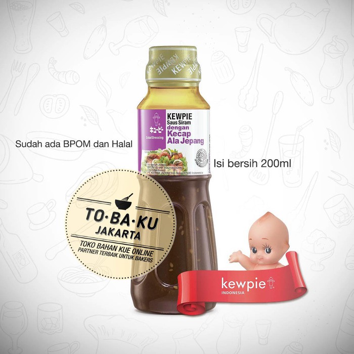 

HOT DEAL KEWPIE SALAD DRESSING SAUS SIRAM KECAP ALA JEPANG KEMASAN BOTOL 200ML !