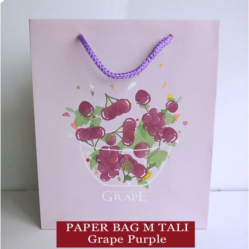 

Paper Bag Tali Motif / Tas Kertas Kado / Tas Ultah - M Fruit