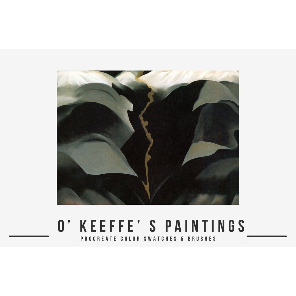 Procreate Brush - Georgia O' Keeffe