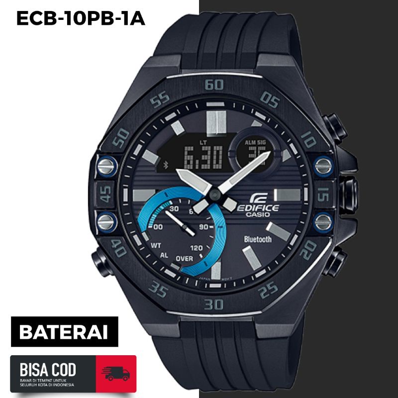 Jam Tangan Pria Merk Edifice Tipe ECB-10PB-1A