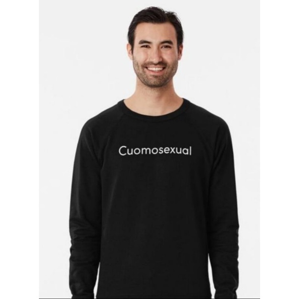 Kaos Pria Kata Kata Cuomosexual / Lengan Panjang