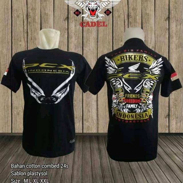 Kaos honda baju motor pcx baju bikers kaos pcx pakaian pria dan wanita