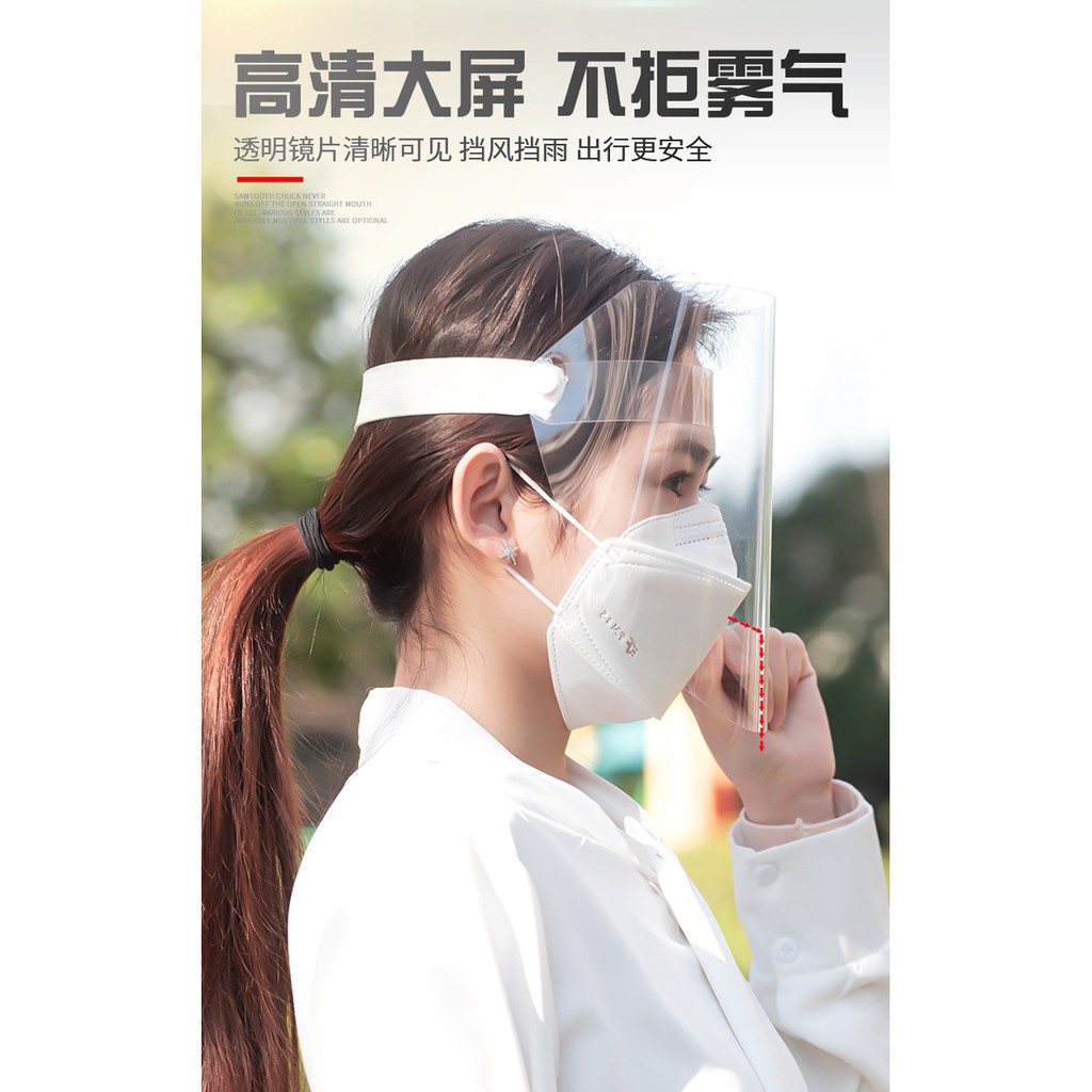 FACE SHIELD PELINDUNG WAJAH VIRUS MEDIS CORONA MASKER MULTI FUNGSI