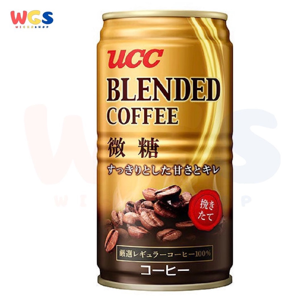 UCC Ueshima Blended Coffee Fine Sugar Can Ready to Drink 185g