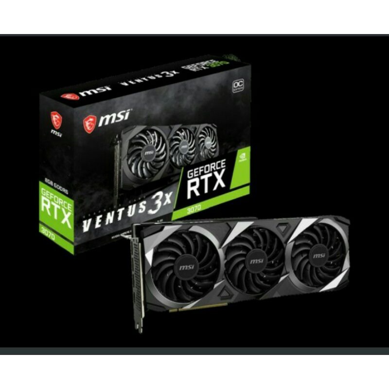 VGA Msi Geforce RTX 3070 Ventus 3x 8GB 256Bit DDR6