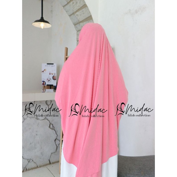 (Original Fani Hijab) Hijab Instan Khimar Jumbo Jersey - Hijab Syar'i Jumbo Polos