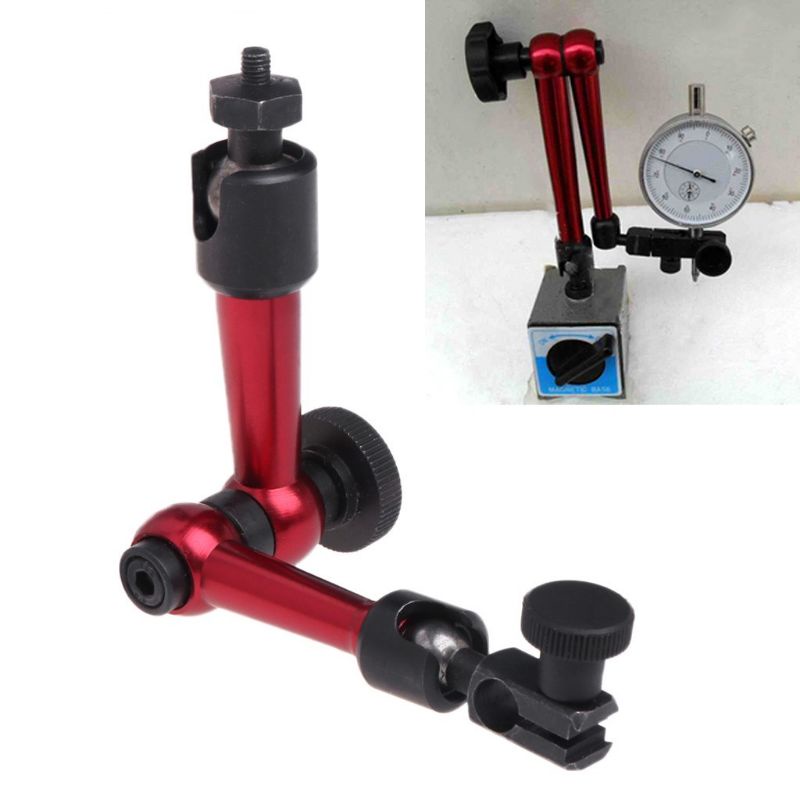 M5 Stand Holder Magnetik Universal Bahan Metal Fleksibel untuk Dial Indikator