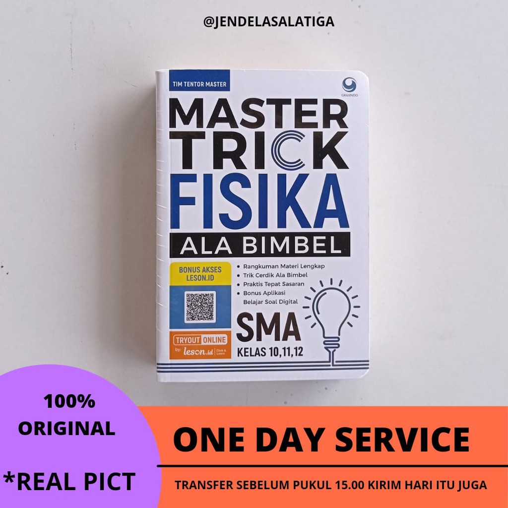 Master Trick Ala Bimbel Matematika Fisika Biologi Kimia SMA KELAS 10, 11, 12 Master Trik-FISIKA