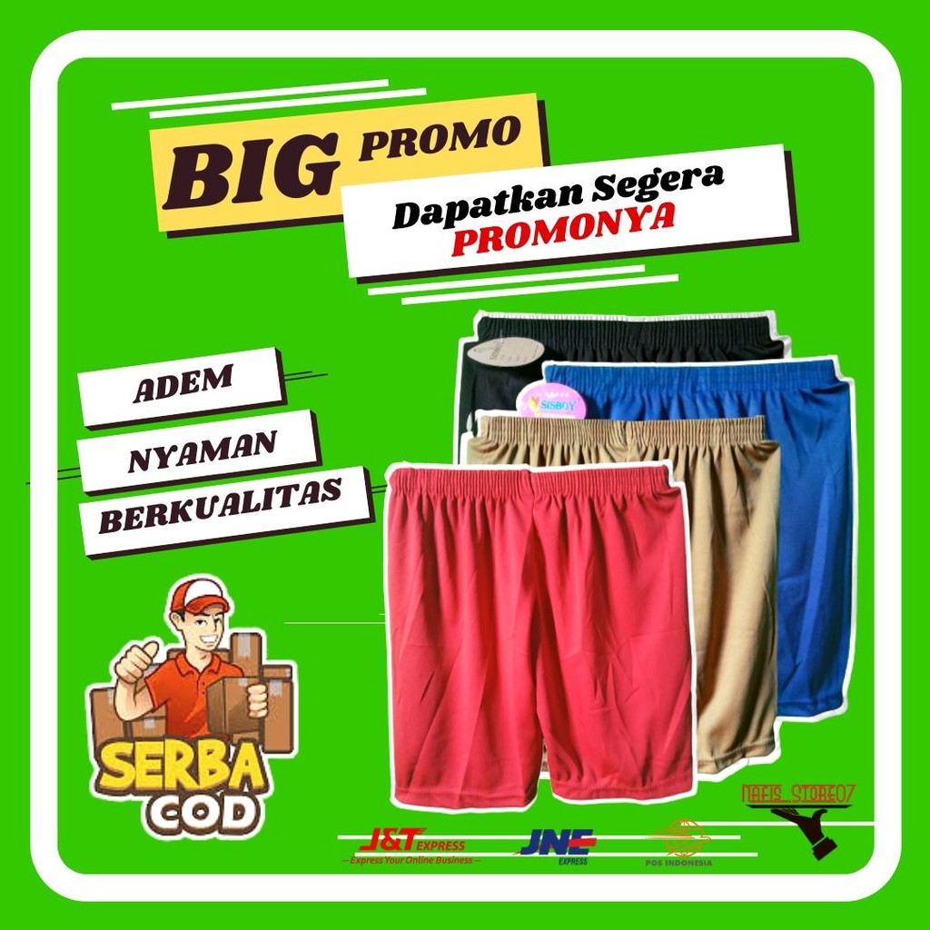 Celana Sot Shot Dalaman Wanita Anak Dewasa Tanggung Jumbo Sorex Celana Legging Pendek Wanita Murah
