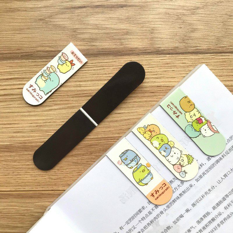 Pembatas Buku Magnet Satuan Bookmark Magnet Sticky Note Motif Korea