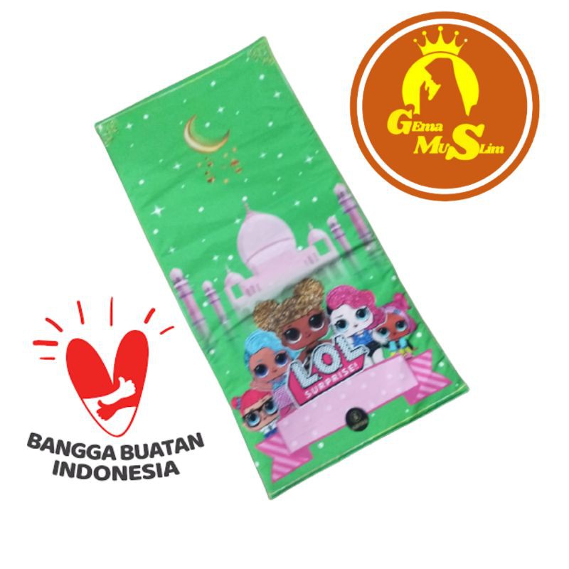 Sajadah Anak Karakter Warna Dan Motif Random