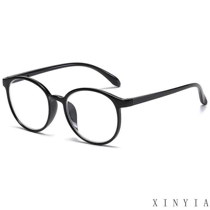 【Bayar di tempat】Kacamata Korea Wanita Kacamata Anti Radiasi Wanita Fashion retro flat Eyeglasses