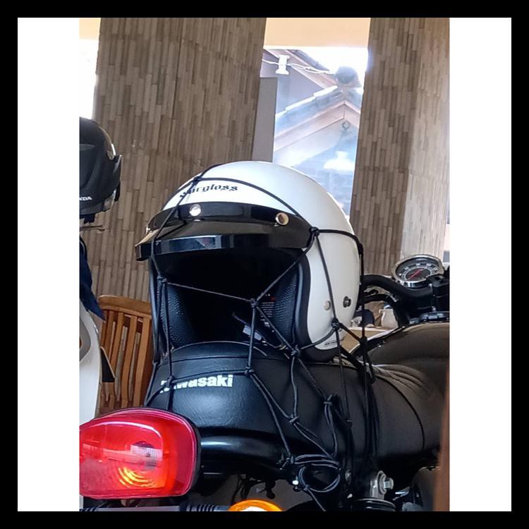 Jaring Helm Jaring Barang Kawasaki W175