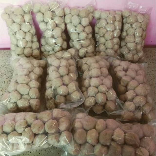 Jual Bakso Sapi Asli Bakso Isi 50 Bakso Kecil Home Made Tanpa Pengawet