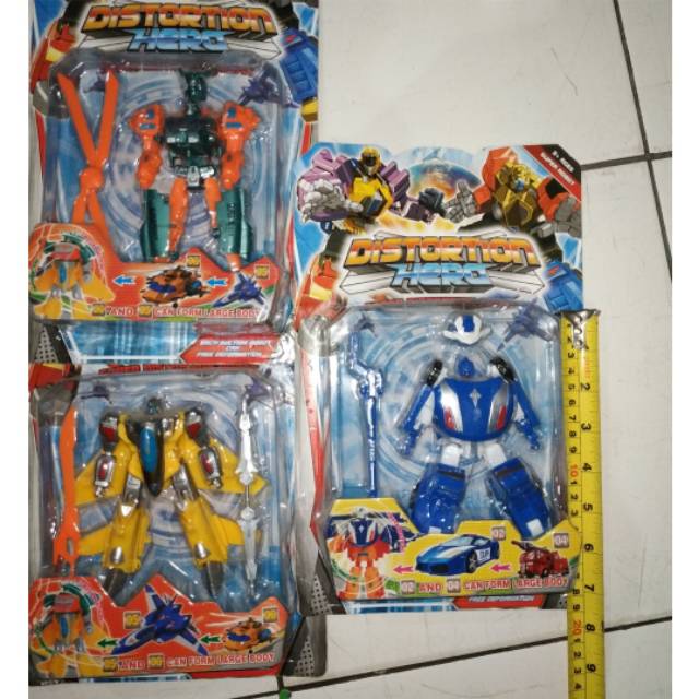 Mainan anak Robot jadi Mobil dan Pesawat 3in1