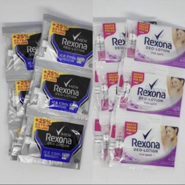 `ღ´ PHINKL `ღ´ Rexona deodorant lotion sachet anti bau badan ketiak wangi