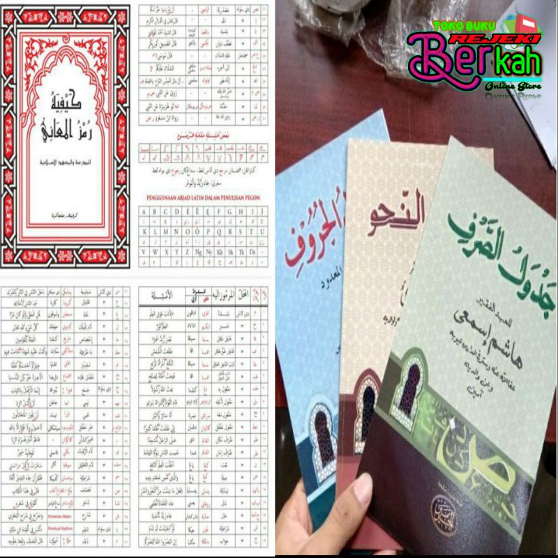 SEPAKET LENGKAP JADWAL NAHWU, SHOROF, HURUF DAN RUJUK RUMUS MAKNA KAIFIYAH RUMUS MA'ANIYAH  (4 IN 1)