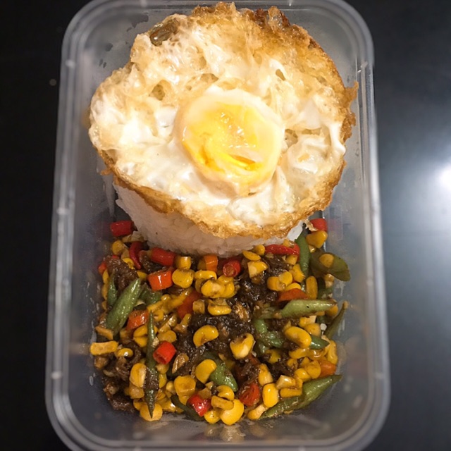 

nasi peda tumis jagung