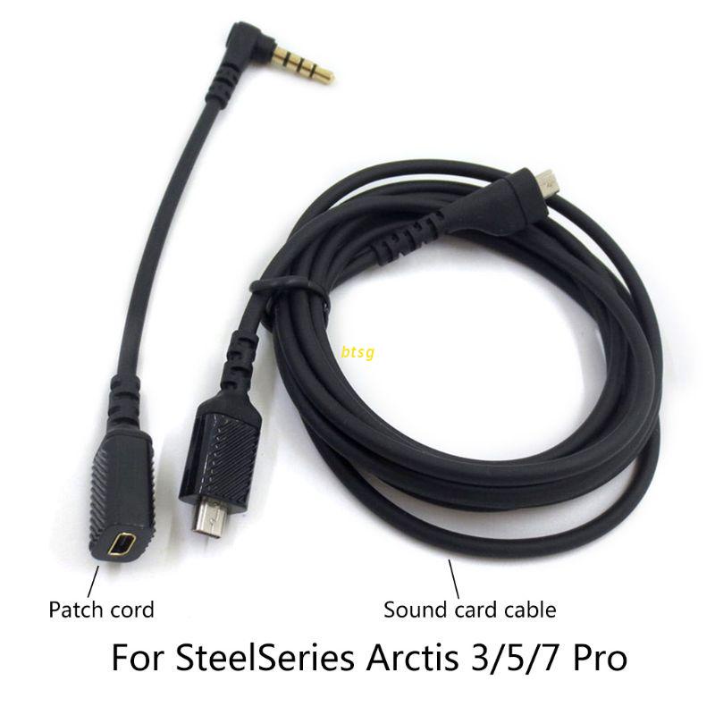 Btsg Kabel Extension Audio Pengganti Untuk Headphone Gaming Steelseries Arctis 3 / 5 / 7 Pro